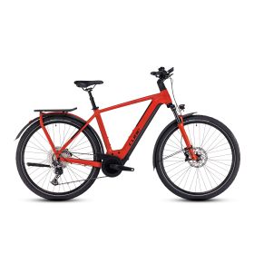 Cube Kathmandu Hybrid EXC 750 red n black