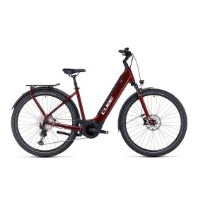 Cube Touring Hybrid EXC 625 red n white