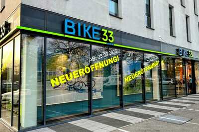 BIKE 33 Fahrradgeschäft Ingolstadt Außenansicht